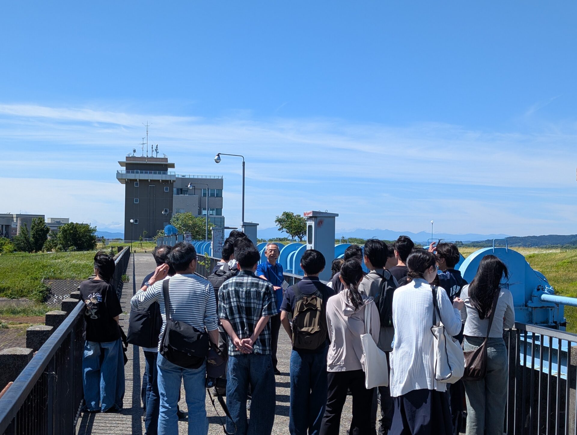 資料館周辺巡り（グループ向け　大河津分水歴史探訪）開催しました